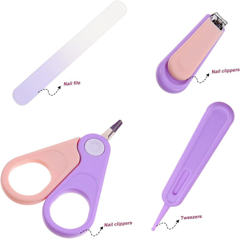 Trimmer Set Set TOYANDONA Nail Care Kit Boy Girl Grooming with Cartoon Design Nail Clippers Rounded File for Newborn