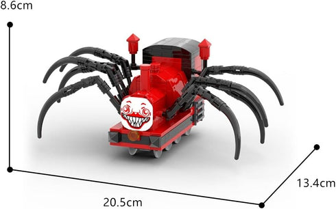 Charles Chooo Chooo Building Toy Set,259Pieces Horror Game Spider-Train Monster Building Blocks, Charles Train with Spider Figure Model Building Kit for Gaming Fans (Spider Train Monster)
