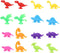 YUERFEILA 16 PCS Suction Cup Toys No Hole Bathtub Shower Toy Party Favor