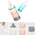 Kaptin Free,4 Formula Dispenser,Non-Spill Portable Stackable Baby Milk Powder Dispenser,Snack Storage Container,BPA