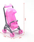 2Pcs Toddmomy Miniature Stroller Toy Dollhouse Miniature Baby Carriage Plastic Dollhouse Furniture Nursery Doll House