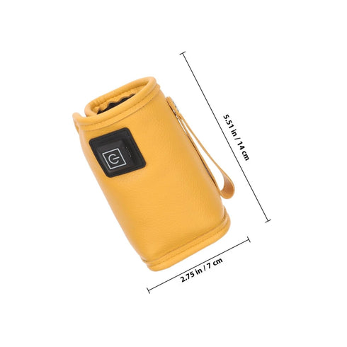 Portable USB Bottle Warmer with Temperature Modes Travel Milk Bottle Heating Sleeve for Intelligent Heat Preservation