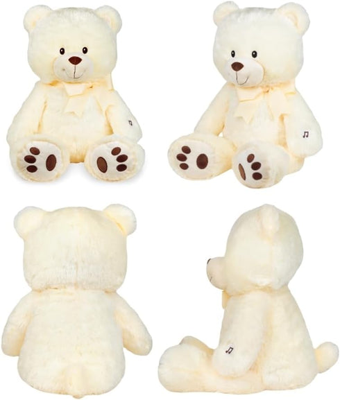 14 inches Cuddle Barn - Nite Brite Pals Cuddles the Cub | Large Glowing Musical Extra Soft Teddy Bear, LED Nightlight