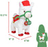 10.5 inches Cuddle Barn - Navidad Nico | Animated Christmas Walking Musical Plush Llama Toy Plays Feliz Navidad