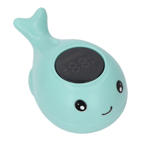 Dan&Dre 3 Baby Bath Thermometer with LED Display, Cartoon Shape, Blue Whale Design, Premium Material with Color Water