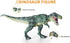 2Pcs Set, 15.7" 12.2" Dinosaur Large Tyrannosaurus Rex and Realistic T-rex, Educational Dinosaur Action Figure Wildlife