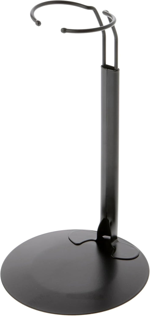 Plymor DSP-70B Black Adjustable Doll Stand, fits 12-17 inch Dolls or Action Figures, Pack of 2