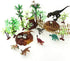 30 Piece Dinosaurs Toys Set, Plastic Figures, Realistic Dinosaurs, Trees & Rocks, Kids Toys Set for Boys & Girls