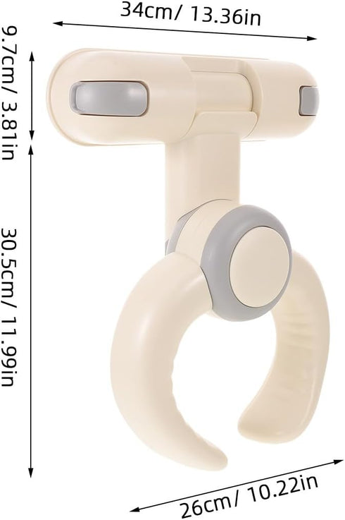 HONITANO 6-36 Baby Bath Support Stand Shower - Wall-Mounted Baby Shower Stand with Strong Suction Cups - Foldable