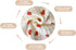 Brnabiou 6-Layer 100% 41"x41" Ultra Soft Muslin Cotton Baby Blanket Breathable Lightweight Strawberry Swaddle Blankets