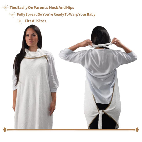 Snoodlebear Set Hands-Free Rayon Bamboo Hooded Baby Towel Extra Large for Boys and Girls Organic Rayon Bamboo Soft Baby