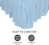 MD Home Decore 100% 14" Crib Bed Skirt Dust Ruffle with Split Corners - Cotton - Nursury Standard Crib Bedding Toddler