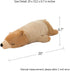 MMTTAO Stuffed Polar Bear Animal Plush Toy - 20 Inch Large Brown Sleeping Bear Soft Plushies for Kids