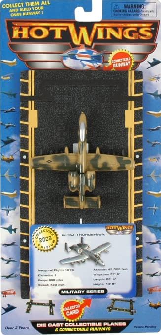 A10 Hot Wings Planes Jet with Connectible Runway,Grey