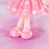 Gloveleya Baby Doll Girl Gift Soft Plush Princess Doll with Pink Star Dress, Snuggly First Baby Doll for Girls, Stuffed