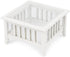1:12 Dollhouse Coffee Table Miniature Furniture Scale Wooden Tea Table Square Shape Side Tables Acrylic Tabletop Props