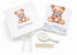 Set Engraved Silver-Plated Bear Brush & Comb Newborn Grooming Kit, Soft Bristle Hairbrush, Custom Baby Keepsake Gift
