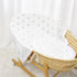 LAWKUL Cellular Blanket, 100% Cotton Knitted Soft Knit Crochet for Newborn Boy Girls, White, 100x80cm
