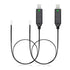 Smays Charger for Carrera Mario Kart Remote Control RC Car Battery, 3.7V USB Charging Cable 2-Pack