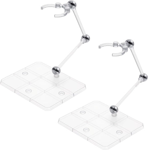 Exclaith 2 Pack Action Figure Stand Assembly Action Figure Display Holder Base Doll