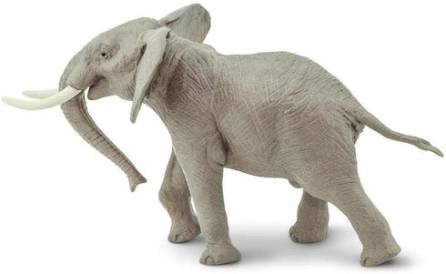 7.6" 3+ Safari Ltd. African Bull Elephant Figurine - Realistic Wildlife Figure - Educational Toy for Boys, Girls