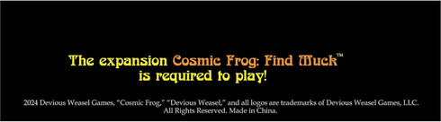Cosmic Frog: Gluttony Pack, Expansion to Find Muck, Includes 18 New Cards, Strategy Board Game