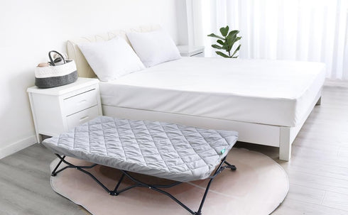 2 Pack Sheet for Regalo My Cot Portable Toddler Bed, Joovy Travel Cot (Sheet Only, Bed Not Included), Soft Child Travel