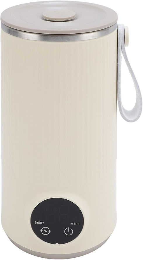 Depisuta Portable Bottle Warmer Cordless Mixer Bottle Warmer with Automatic Blender Constant Temperature