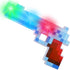 ArtCreativity 10 Inch Light Up Pixel Pistol Toy with Flashing LEDs - Video Game Party Supplies for Kids