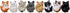 8 Pcs Deluxe Cat Figurines Playset, Cute Mini Cat Figure Collection, Cake Topper, Plant Decoration