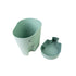 SHNUGGLE Ellie Bath Toy Storage Scoop | Baby & Toddler Bath Toy Drying Caddy with Drip Tray - Eucalyptus Green
