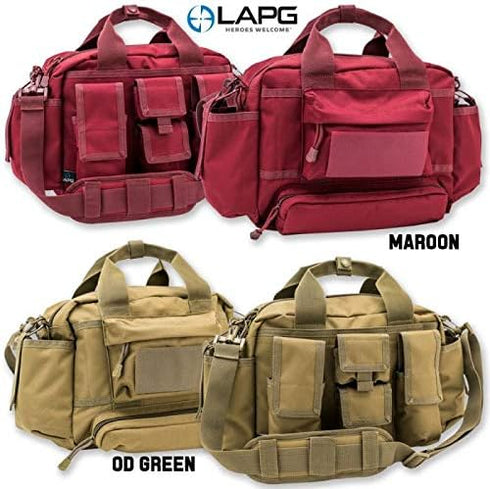 LAPG Tactical Bailout Multi-Pocket Gear Bag - Men's Diaper Bag, Tactical Dad Bug Out, Range Go