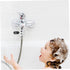 Xoeryoy 5~85C 360 Digital Shower Thermometer Digital Thermometer, with Rotating LED Water Meter Shower Water