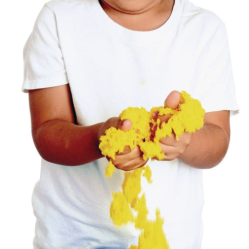 Excellerations Spectacular Sensory Foam - Yellow, 1.1 lb Interactive Toy for Kids, Mess-Free Kinetic Foam