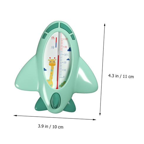 TIDTALEO Bath Thermometer Floating Water Temperature Gauge for Newborns Boys Safe Bath in Green with Accurate Celsius