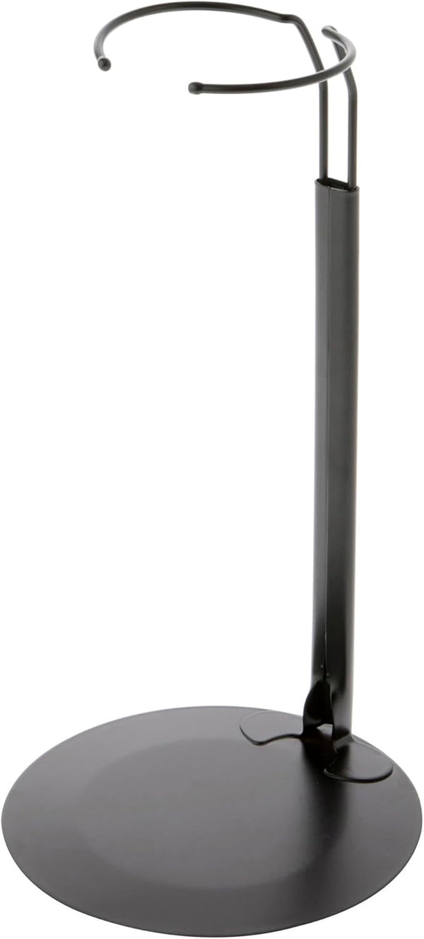 Plymor DSP-90B Black Adjustable Doll Stand, fits 15, 16, 17, 18, 19,