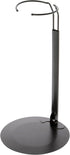 Plymor DSP-90B Black Adjustable Doll Stand, fits 15, 16, 17, 18, 19,