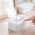 SylvanFactory Wet Tissue Box Wipes Dispenser Portable Cotton Swab Storage for Car Home Office Desktop Organizer Tissue