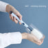 KASFDBMO 4 Sponge Cleaning Brush Long Handle Milk Bottle Cup Cleaner For Winebottle Coffee Tea Mugs Colors, White