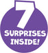 EK World Cutie Pop Surprise, Includes 7 Surprises, Articulated Figures 2.87-inches Tall, Kids Toys for Ages 3 Up