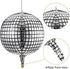 Gejoy 20 Pcs Large 22 Inch Disco Ball Balloons, 4D Round Laser Foil Metallic Mirror for 70s 80s Party Decorations