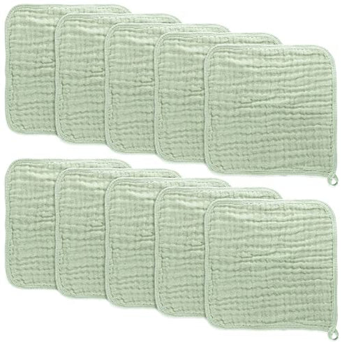 Set Muslin Cotton Baby Towels and Swaddle Blankets
