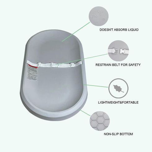 ROGSOUTH 30"x 15.6", Baby Changing Pad - Lightweight Wipeable Foam Changing Pad, Comfortable and Waterproof, Fits All