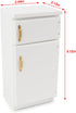Dollhouse Accessories Fridge Kitchen Furniture Miniature Simple Retro Style Refrigerator Prop Delicate Model Decor High