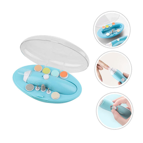 Set Rechargeable Electric Nail Grinder with Multi-purpose Grinding Heads for Adults Boy Girl and Pets Usb Charging