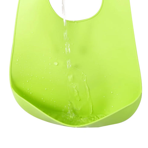 PandaEar 2 Pack Silicone Baby Bibs - Adjustable, Waterproof, Soft, Non Messy for Feeding