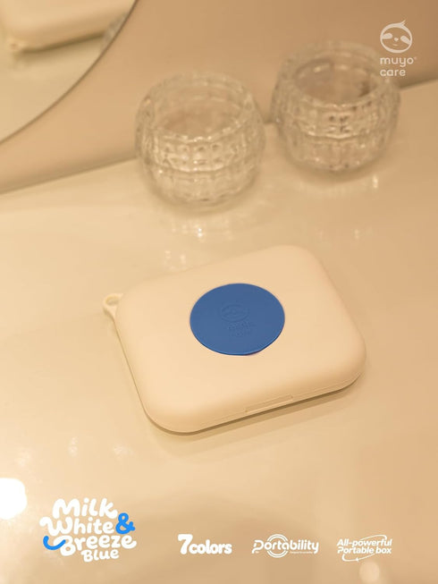 Eraecho Portable Tissue Box, Small Size Pocket Wipe Dispenser, Refillable Travel Wipes Case for Purse & Diaper Bag