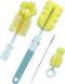 4-in-1 Baby Bottle Brush Set,Sponge Bottle Brush Cleaner Set with Nipple Cleaner,Straw