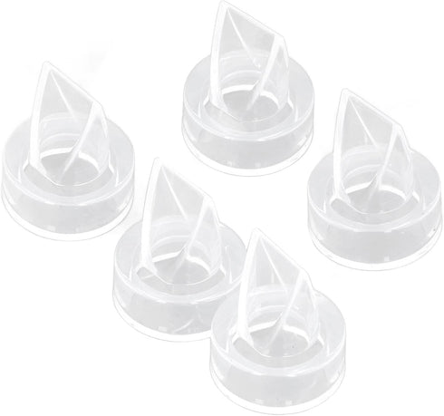 RIZGHWOY 5 Duckbill Valve Replacement Kit, Pieces, Food Grade Silicone, Baby Pump Valve, Accessories