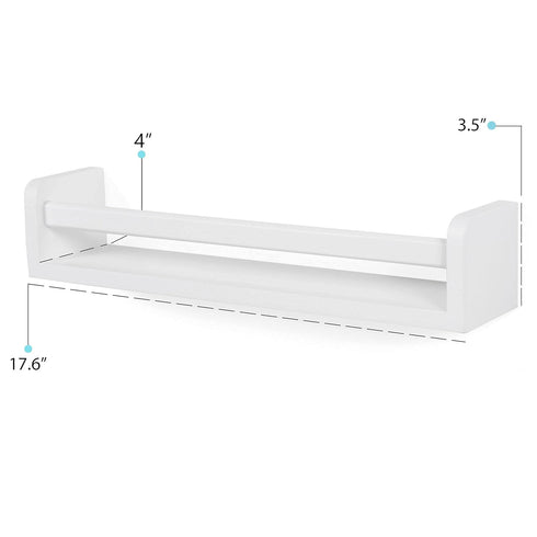 Set 3, Brightmaison Nursery Book Shelves - Floating Wall Shelves Baby, Kids, Nursery Wall Decor - Wall Mount Book
